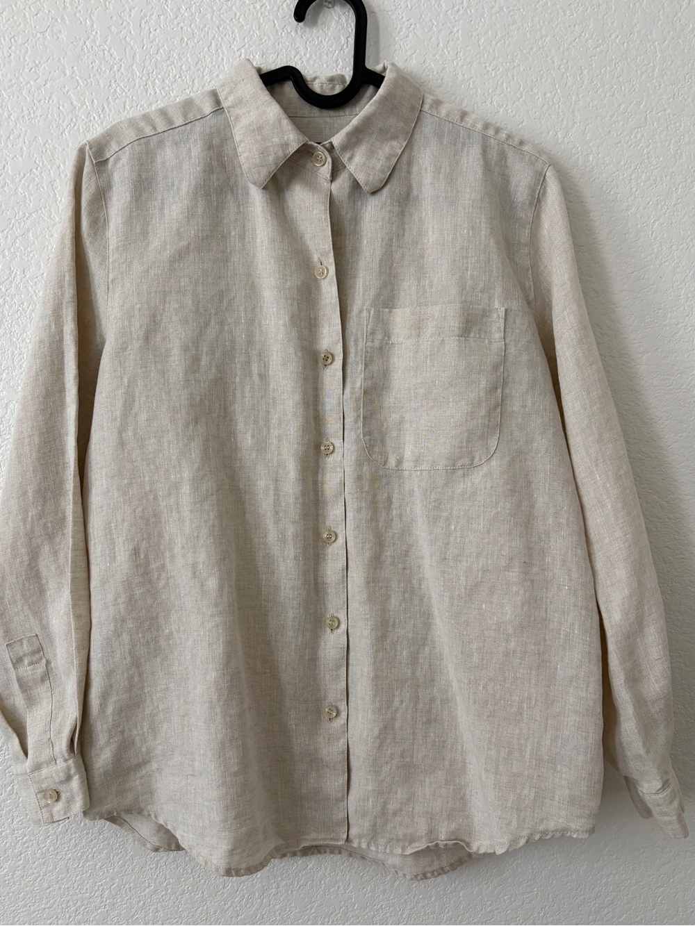 Liz Claiborne Liz Sport Button Down Linen Shirt